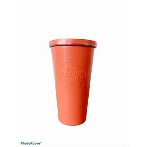 2015 Starbucks Tumbler Matte Coral/Orange